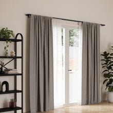 Twilight 366cm Extendable Double Curtain Rod Set